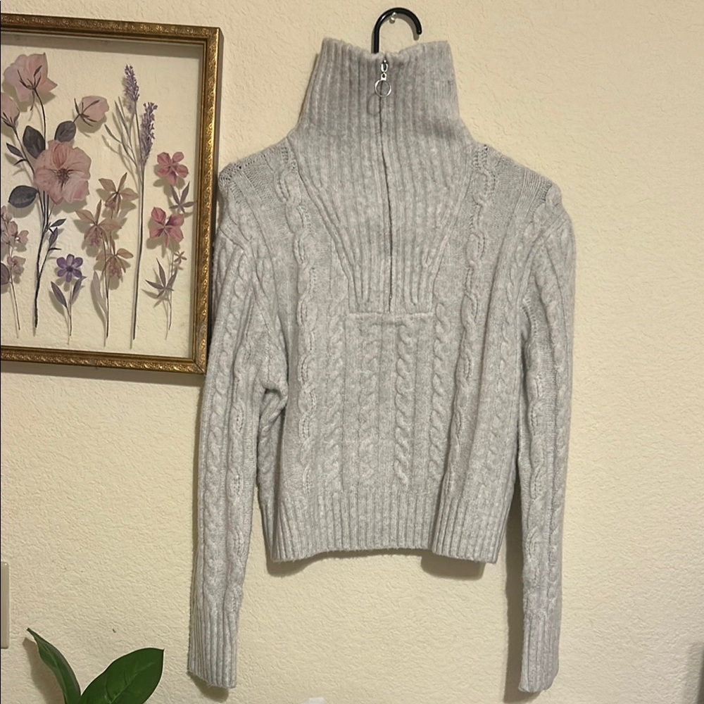 Quarter zip sweater